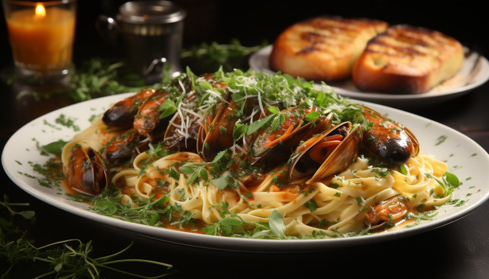 Comment préparer le spaghettini aux moules et à l'estragon?
